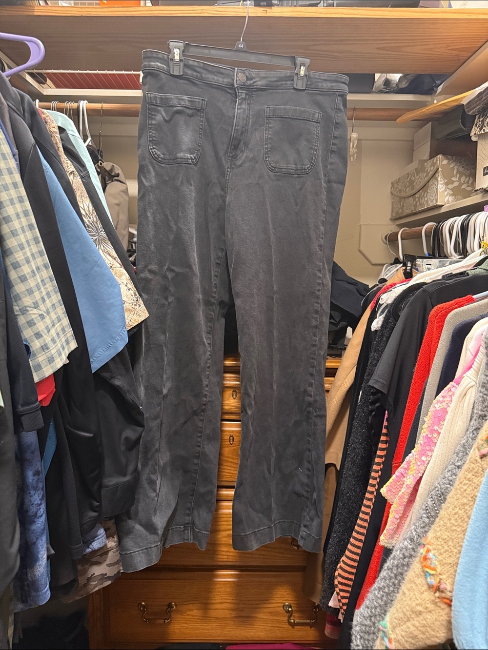 LC Lauren Conrad Black Flare Jeans